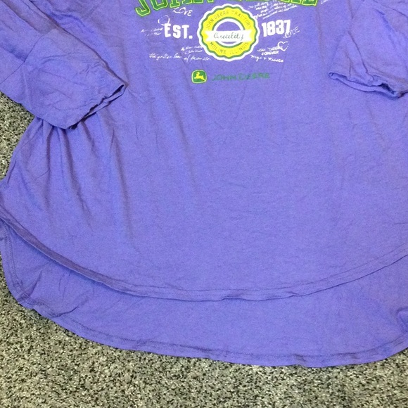 2X John Deere lilac purple tapered top - Picture 7 of 12